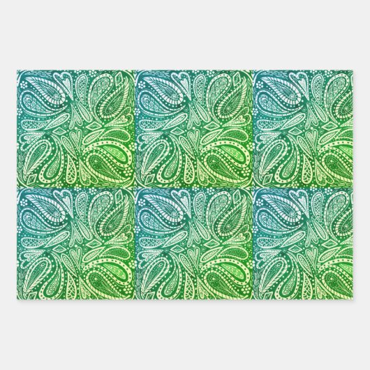 Papierplaat voor onmiddellijke verpakking van 3 ve inpakpapier vel (Voorkant 2)