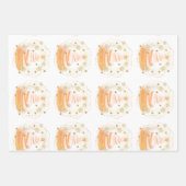 Papierplaat voor onmiddellijke verpakking van 3 ve inpakpapier vel (Voorkant)