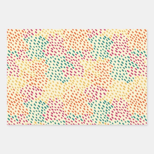 Papierplaat voor onmiddellijke verpakking van 3 ve inpakpapier vel (Voorkant 2)