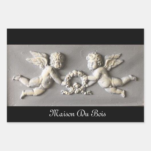 Papierplaat voor onmiddellijke verpakking van 3 ve inpakpapier vel (Voorkant)