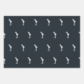 Papierplaat voor onmiddellijke verpakking van 3 ve inpakpapier vel (Voorkant)