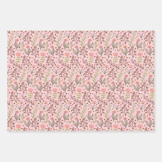 Papierplaat voor onmiddellijke verpakking van 3 ve inpakpapier vel (Voorkant 2)