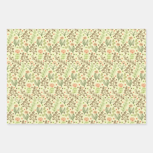 Papierplaat voor onmiddellijke verpakking van 3 ve inpakpapier vel (Voorkant)