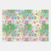 Papierplaat voor onmiddellijke verpakking van 3 ve inpakpapier vel (Voorkant 3)