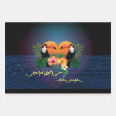 Papierplaat voor onmiddellijke verpakking van 3 ve inpakpapier vel (Voorkant)