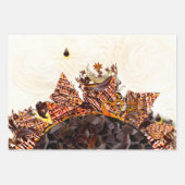 Papierplaat voor onmiddellijke verpakking van 3 ve inpakpapier vel (Voorkant 2)