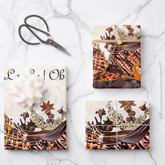 Papierplaat voor onmiddellijke verpakking van 3 ve inpakpapier vel (Voorkant)