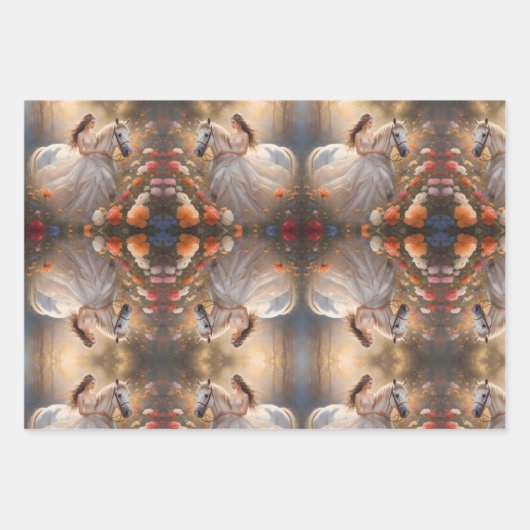 Papierplaat voor onmiddellijke verpakking van 3 ve inpakpapier vel (Voorkant 2)