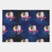 Papierplaat voor onmiddellijke verpakking van 3 ve inpakpapier vel (Voorkant 2)