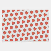 Papierplaat voor onmiddellijke verpakking van 3 ve inpakpapier vel (Voorkant 2)