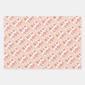 Papierplaat voor onmiddellijke verpakking van 3 ve inpakpapier vel (Voorkant 2)