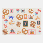 Papierplaat voor onmiddellijke verpakking van 3 ve inpakpapier vel (Voorkant 3)