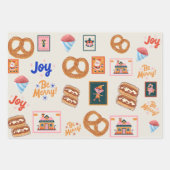 Papierplaat voor onmiddellijke verpakking van 3 ve inpakpapier vel (Voorkant 2)