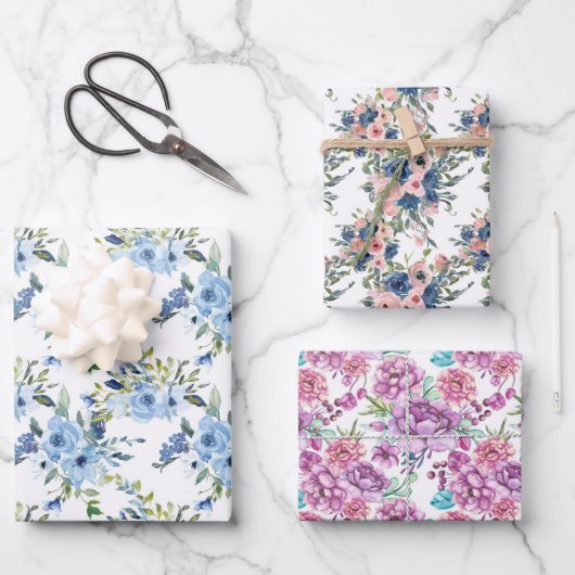 Papierplaat voor onmiddellijke verpakking van 3 ve inpakpapier vel (Voorkant)