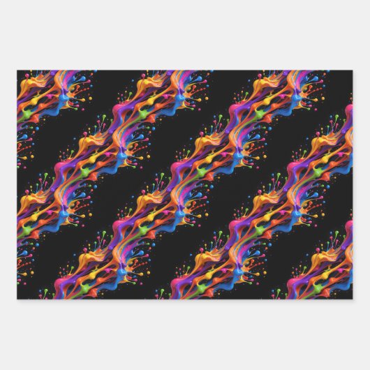 Papierplaat voor onmiddellijke verpakking van 3 ve inpakpapier vel (Voorkant 3)