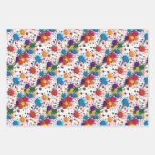 Papierplaat voor onmiddellijke verpakking van 3 ve inpakpapier vel (Voorkant 2)