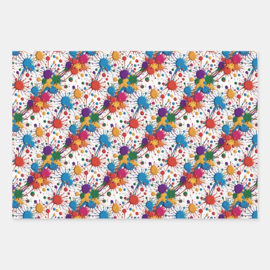 Papierplaat voor onmiddellijke verpakking van 3 ve inpakpapier vel (Voorkant 2)