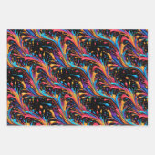 Papierplaat voor onmiddellijke verpakking van 3 ve inpakpapier vel (Voorkant)