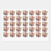 Papierplaat voor onmiddellijke verpakking van 3 ve inpakpapier vel (Voorkant 2)