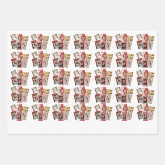 Papierplaat voor onmiddellijke verpakking van 3 ve inpakpapier vel (Voorkant)