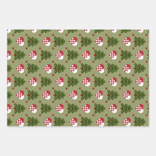 Papierplaat voor onmiddellijke verpakking van 3 ve inpakpapier vel (Voorkant 2)