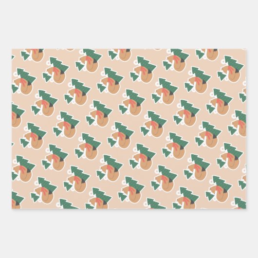 Papierplaat voor onmiddellijke verpakking van 3 ve inpakpapier vel (Voorkant 2)