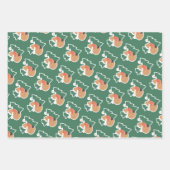 Papierplaat voor onmiddellijke verpakking van 3 ve inpakpapier vel (Voorkant)