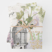 Papierplaat voor onmiddellijke verpakking van 3 ve inpakpapier vel (In situ)