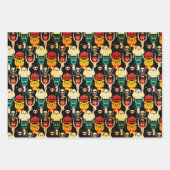 Papierplaat voor onmiddellijke verpakking van 3 ve inpakpapier vel (Voorkant 2)