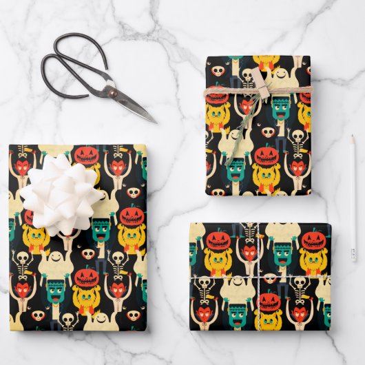 Papierplaat voor onmiddellijke verpakking van 3 ve inpakpapier vel (Voorkant)