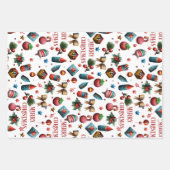 Papierplaat voor onmiddellijke verpakking van 3 ve inpakpapier vel (Voorkant 2)