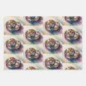 Papierplaat voor onmiddellijke verpakking van 3 ve inpakpapier vel (Voorkant 3)