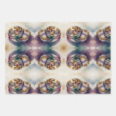 Papierplaat voor onmiddellijke verpakking van 3 ve inpakpapier vel (Voorkant 2)