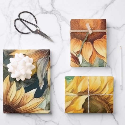 Papierplaat voor onmiddellijke verpakking van 3 ve inpakpapier vel (Voorkant)