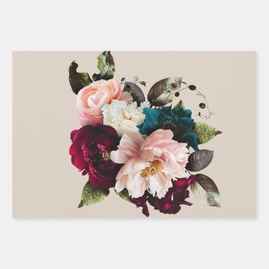 Papierplaat voor onmiddellijke verpakking van 3 ve inpakpapier vel (Voorkant)