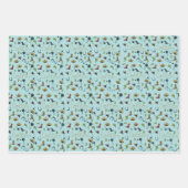 Papierplaat voor onmiddellijke verpakking van 3 ve inpakpapier vel (Voorkant 2)