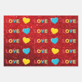 Papierplaat voor onmiddellijke verpakking van 3 ve inpakpapier vel (Voorkant)