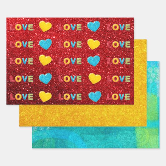 Papierplaat voor onmiddellijke verpakking van 3 ve inpakpapier vel (Set)