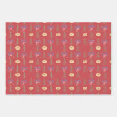 Papierplaat voor onmiddellijke verpakking van 3 ve inpakpapier vel (Voorkant)