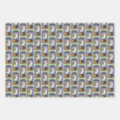 Papierplaat voor onmiddellijke verpakking van 3 ve inpakpapier vel (Voorkant)