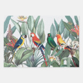 Papierplaat voor TROPISCHE BIRD LANDSCAPE Inpakpapier Vel (Voorkant 2)