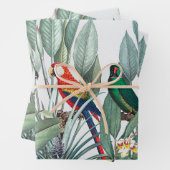 Papierplaat voor TROPISCHE BIRD LANDSCAPE Inpakpapier Vel (In situ)
