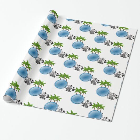 Papierpools verpakken cadeaupapier (Uitgerold)