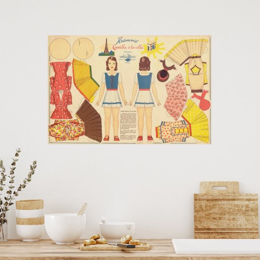 papierpop poster (Keuken)