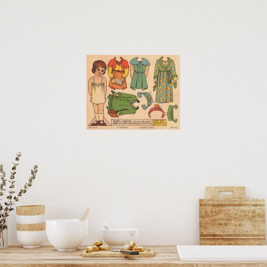  papierpop poster (Keuken)