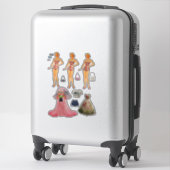Papierpop Sticker (Koffer)