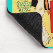 Papierpop van 1930 Jane Arden White gown en nog ve Muismat (Hoek)