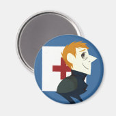 Papierportret Magneet (Voorkant / Achterkant)