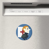 Papierportret Magneet (Insitu (Vaatwasser))