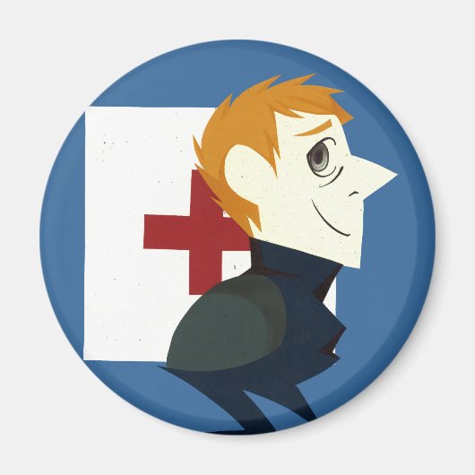 Papierportret Magneet (Voorkant)